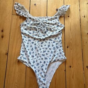 Floral Off-Shoulder Bodysuit